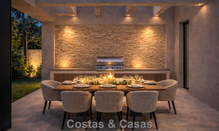 New, modernist luxury villa for sale frontline golf in Mijas, Costa del Sol 798130 