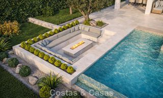 New, modernist luxury villa for sale frontline golf in Mijas, Costa del Sol 798133 