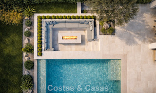 New, modernist luxury villa for sale frontline golf in Mijas, Costa del Sol 798134 