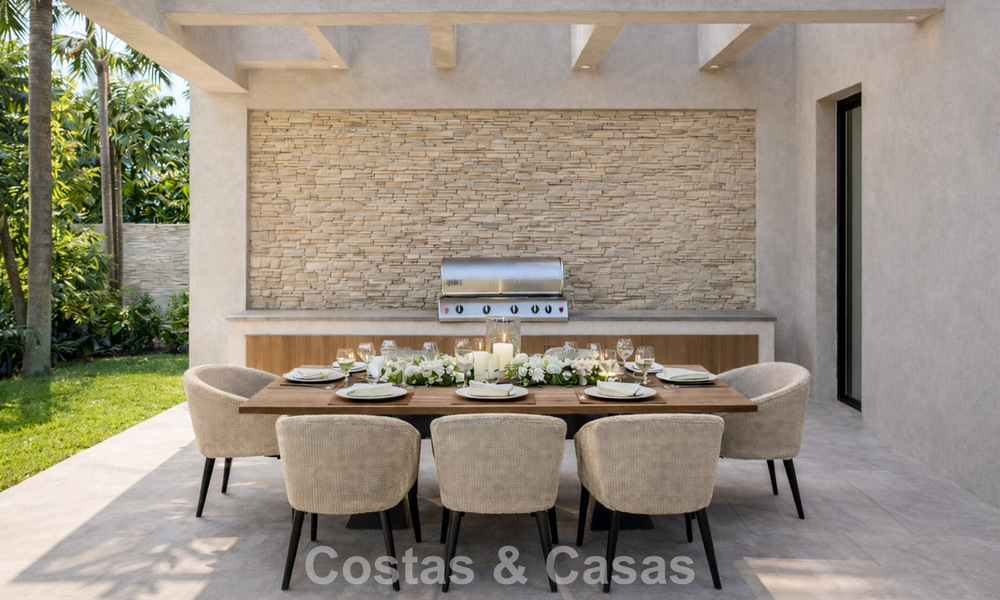 New, modernist luxury villa for sale frontline golf in Mijas, Costa del Sol 798135