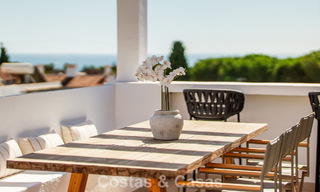 Renovated townhouse for sale on the golden mile, within walking distance of the beach and Puente Romano, Marbella 797302 