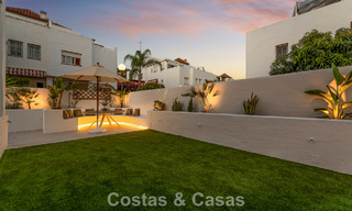 Renovated townhouse for sale on the golden mile, within walking distance of the beach and Puente Romano, Marbella 797310 