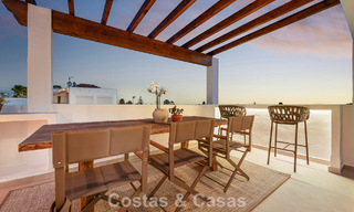 Renovated townhouse for sale on the golden mile, within walking distance of the beach and Puente Romano, Marbella 797317 