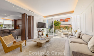 Renovated townhouse for sale on the golden mile, within walking distance of the beach and Puente Romano, Marbella 797321 