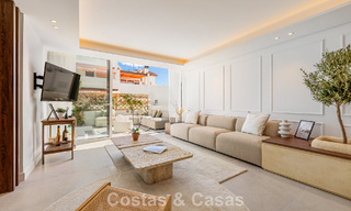 Renovated townhouse for sale on the golden mile, within walking distance of the beach and Puente Romano, Marbella 797322 