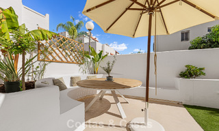 Renovated townhouse for sale on the golden mile, within walking distance of the beach and Puente Romano, Marbella 797332 