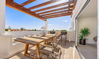 Renovated townhouse for sale on the golden mile, within walking distance of the beach and Puente Romano, Marbella 797343 