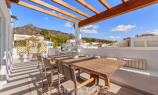 Renovated townhouse for sale on the golden mile, within walking distance of the beach and Puente Romano, Marbella 797344 