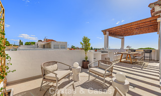 Renovated townhouse for sale on the golden mile, within walking distance of the beach and Puente Romano, Marbella 797346 