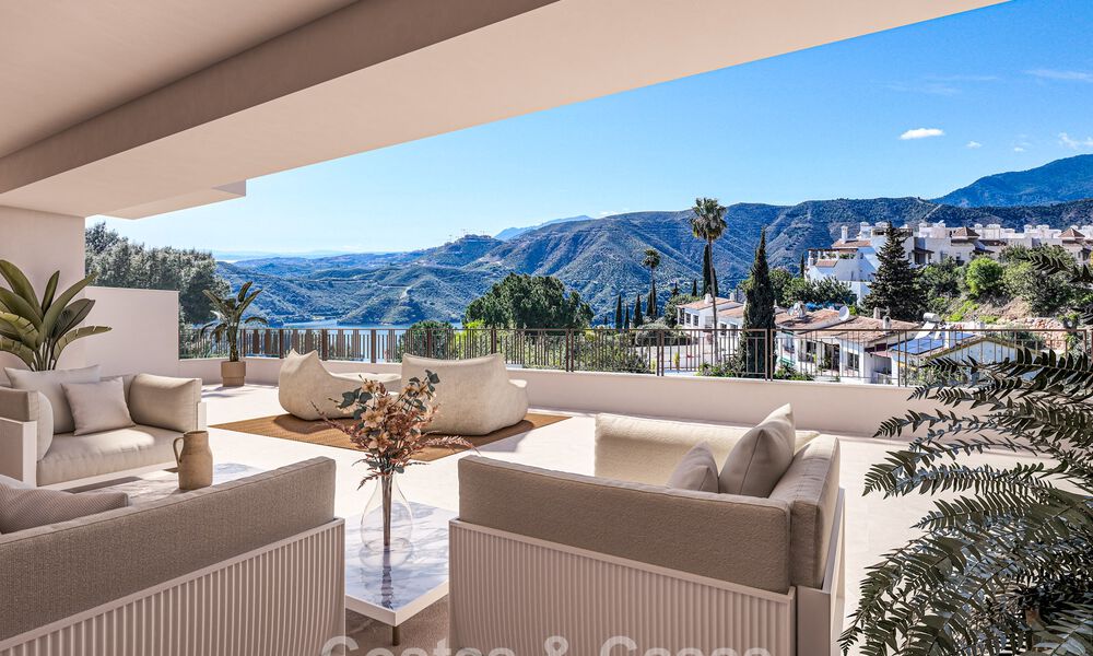 Modern new-build apartments with spectacular views for sale near Marbella on the Costa del Sol 797142