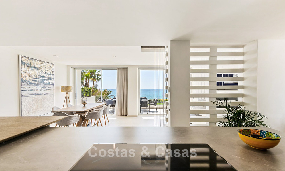 Exclusive, modern beachfront villa for sale with direct access to the beach in Mijas, Costa del Sol 797376