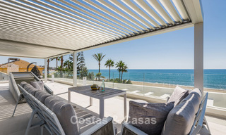 Exclusive, modern beachfront villa for sale with direct access to the beach in Mijas, Costa del Sol 797381 