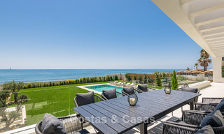 Exclusive, modern beachfront villa for sale with direct access to the beach in Mijas, Costa del Sol 797382 