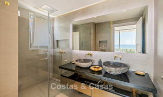 Exclusive, modern beachfront villa for sale with direct access to the beach in Mijas, Costa del Sol 797386 