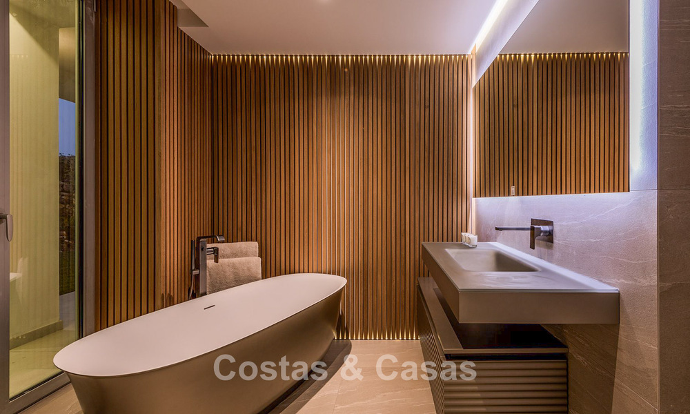 Exclusive, modern beachfront villa for sale with direct access to the beach in Mijas, Costa del Sol 797388