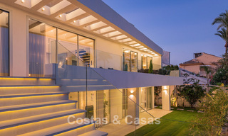 Exclusive, modern beachfront villa for sale with direct access to the beach in Mijas, Costa del Sol 797396 