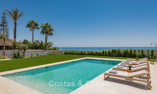 Exclusive, modern beachfront villa for sale with direct access to the beach in Mijas, Costa del Sol 797403 