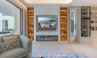 First-class apartment for sale with sea views in a beachfront complex on the New Golden Mile between Marbella and Estepona 797406 