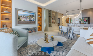 First-class apartment for sale with sea views in a beachfront complex on the New Golden Mile between Marbella and Estepona 797407 