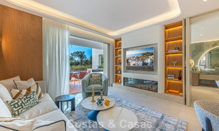 First-class apartment for sale with sea views in a beachfront complex on the New Golden Mile between Marbella and Estepona 797408 