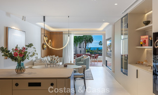 First-class apartment for sale with sea views in a beachfront complex on the New Golden Mile between Marbella and Estepona 797413 