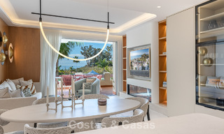 First-class apartment for sale with sea views in a beachfront complex on the New Golden Mile between Marbella and Estepona 797416 