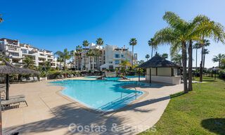 First-class apartment for sale with sea views in a beachfront complex on the New Golden Mile between Marbella and Estepona 797429 