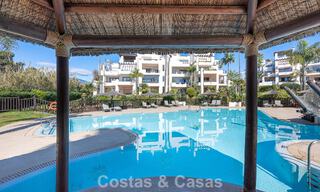 First-class apartment for sale with sea views in a beachfront complex on the New Golden Mile between Marbella and Estepona 797430 