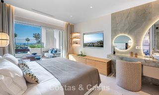 First-class apartment for sale with sea views in a beachfront complex on the New Golden Mile between Marbella and Estepona 797453 