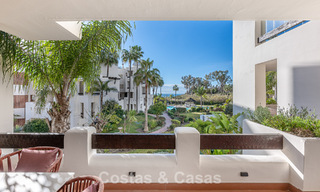 First-class apartment for sale with sea views in a beachfront complex on the New Golden Mile between Marbella and Estepona 797461 