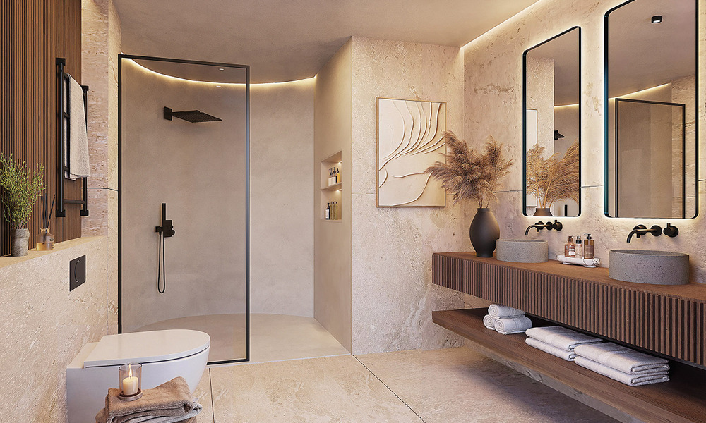 Launch! Innovative semi-detached villas for sale with private pool in a sought-after urbanisation in Fuengirola, Costa del Sol 797354