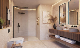 Launch! Innovative semi-detached villas for sale with private pool in a sought-after urbanisation in Fuengirola, Costa del Sol 797354 