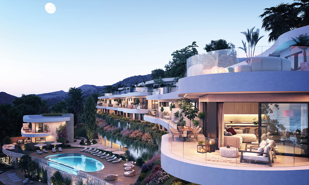 Launch! Innovative semi-detached villas for sale with private pool in a sought-after urbanisation in Fuengirola, Costa del Sol 797360