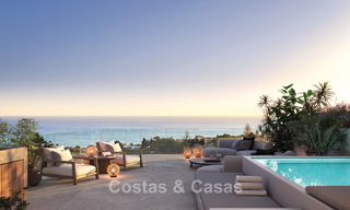 Launch! Innovative semi-detached villas for sale with private pool in a sought-after urbanisation in Fuengirola, Costa del Sol 797364 