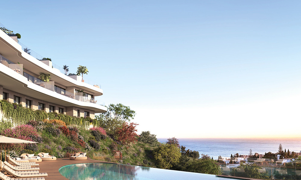 Launch! Innovative semi-detached villas for sale with private pool in a sought-after urbanisation in Fuengirola, Costa del Sol 797370