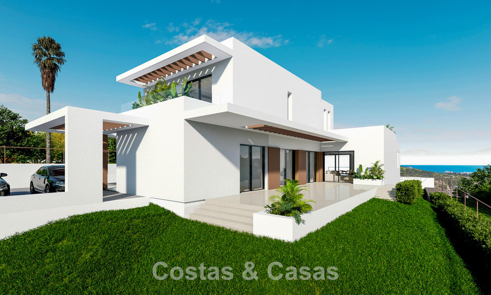 New villa project for sale close to the beach and golf courses in Casares, Costa del Sol 797465
