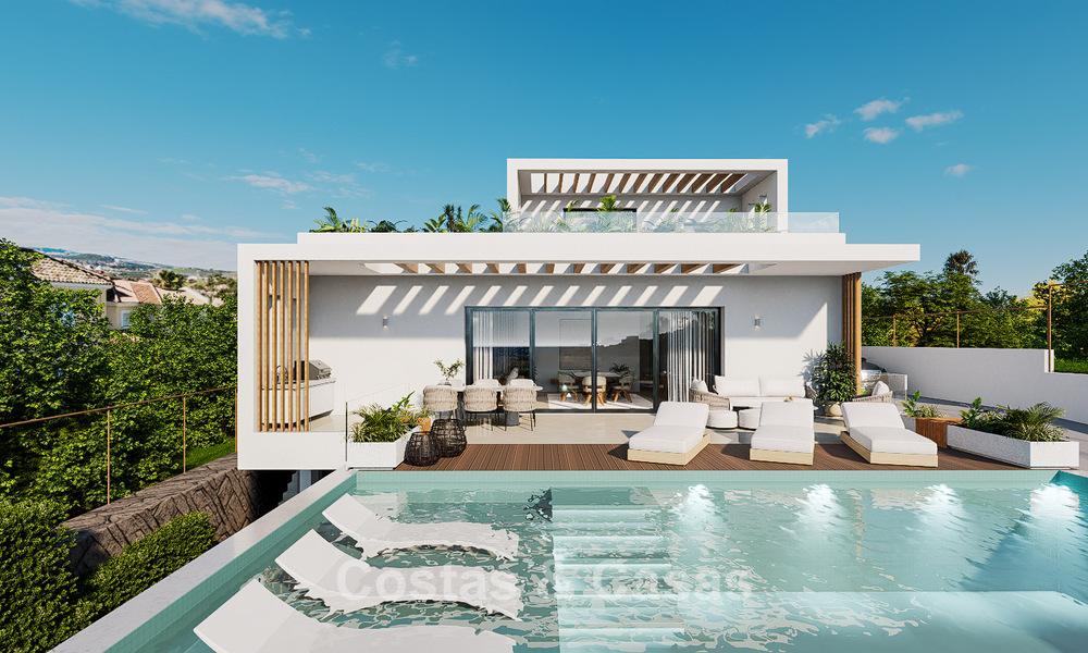 New villa project for sale close to the beach and golf courses in Casares, Costa del Sol 797468