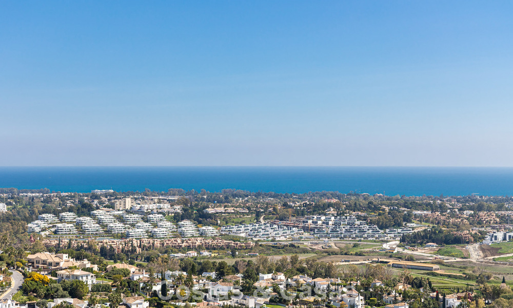 Prestigious luxury penthouse with panoramic golf and sea views for sale in Marbella - Benahavís 797517