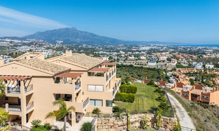 Prestigious luxury penthouse with panoramic golf and sea views for sale in Marbella - Benahavís 797522 