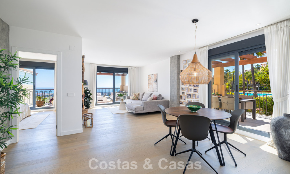 Prestigious luxury penthouse with panoramic golf and sea views for sale in Marbella - Benahavís 797543