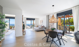 Prestigious luxury penthouse with panoramic golf and sea views for sale in Marbella - Benahavís 797543 