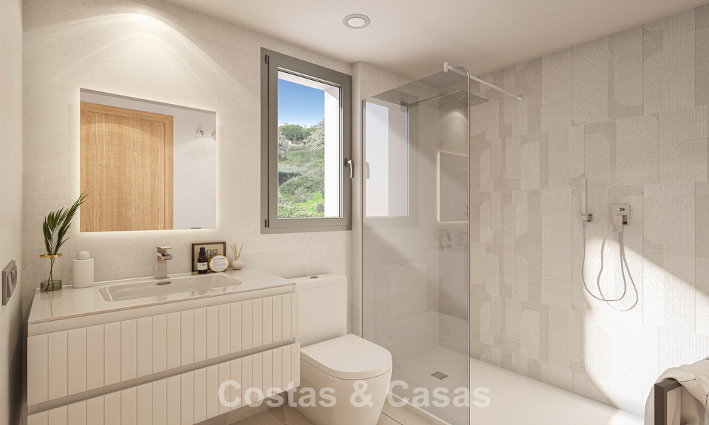 Contemporary luxury new-build apartments with enchanting sea views for sale in Manilva, Costa del Sol 797565