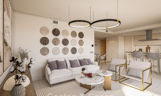 Contemporary luxury new-build apartments with enchanting sea views for sale in Manilva, Costa del Sol 797569 
