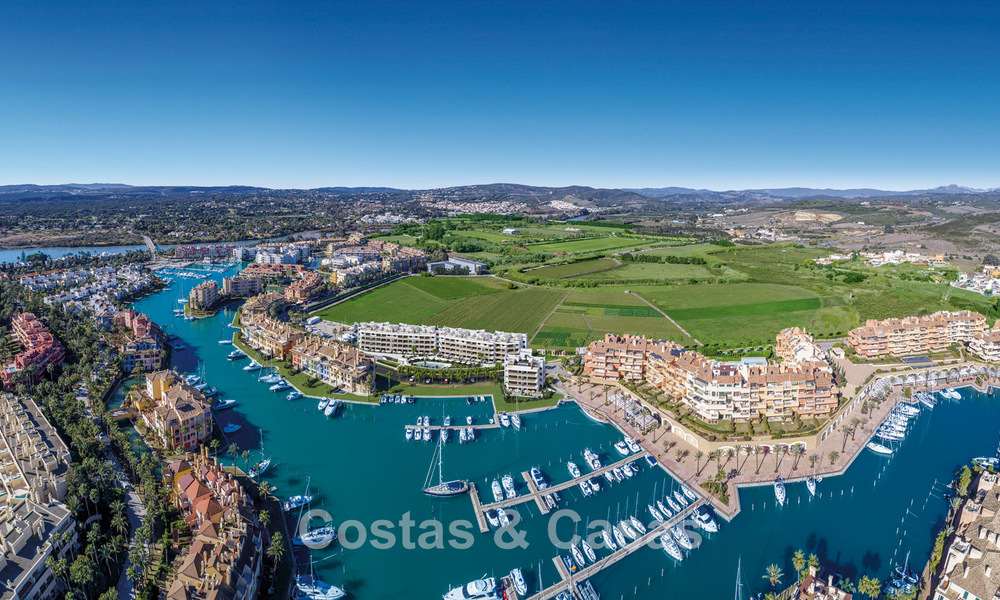 Contemporary luxury new-build apartments with enchanting sea views for sale in Manilva, Costa del Sol 797576
