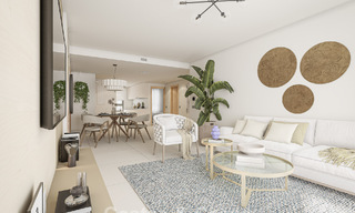 Contemporary luxury new-build apartments with enchanting sea views for sale in Manilva, Costa del Sol 797584 