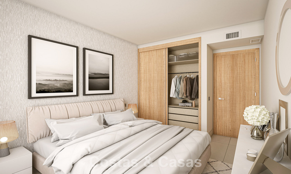 Contemporary luxury new-build apartments with enchanting sea views for sale in Manilva, Costa del Sol 797585