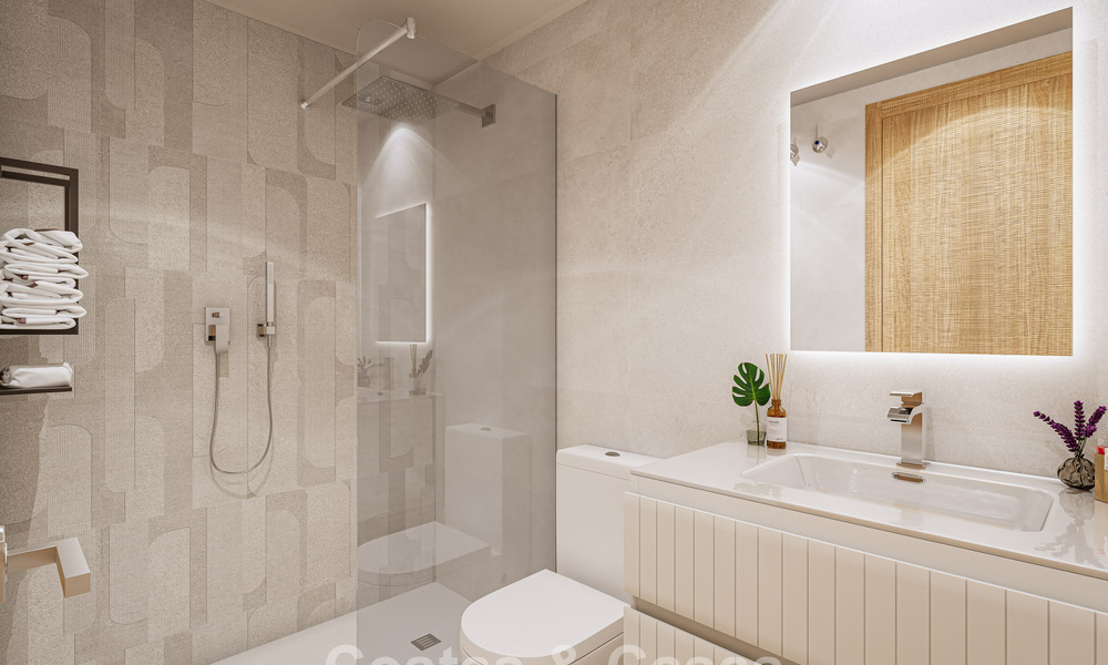 Contemporary luxury new-build apartments with enchanting sea views for sale in Manilva, Costa del Sol 797586