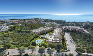 Contemporary luxury new-build apartments with enchanting sea views for sale in Manilva, Costa del Sol 797590 