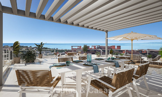 Contemporary luxury new-build apartments with enchanting sea views for sale in Manilva, Costa del Sol 797593 