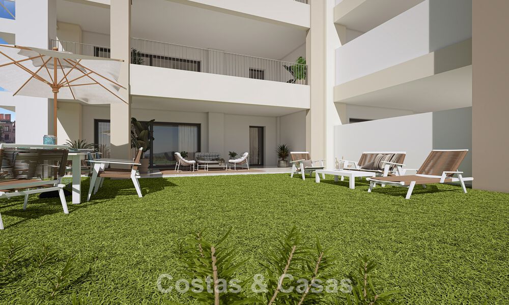 Contemporary luxury new-build apartments with enchanting sea views for sale in Manilva, Costa del Sol 797594